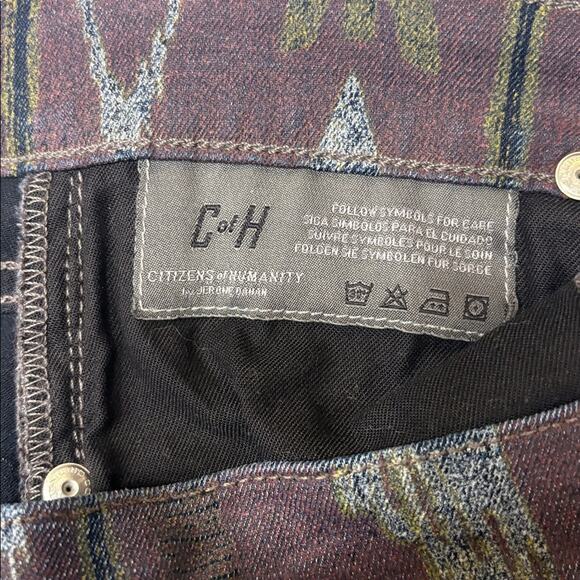 Citizens of Humanity Avedon Tribal Print Skinny Jeans Size 28 - Picture 6 of 9